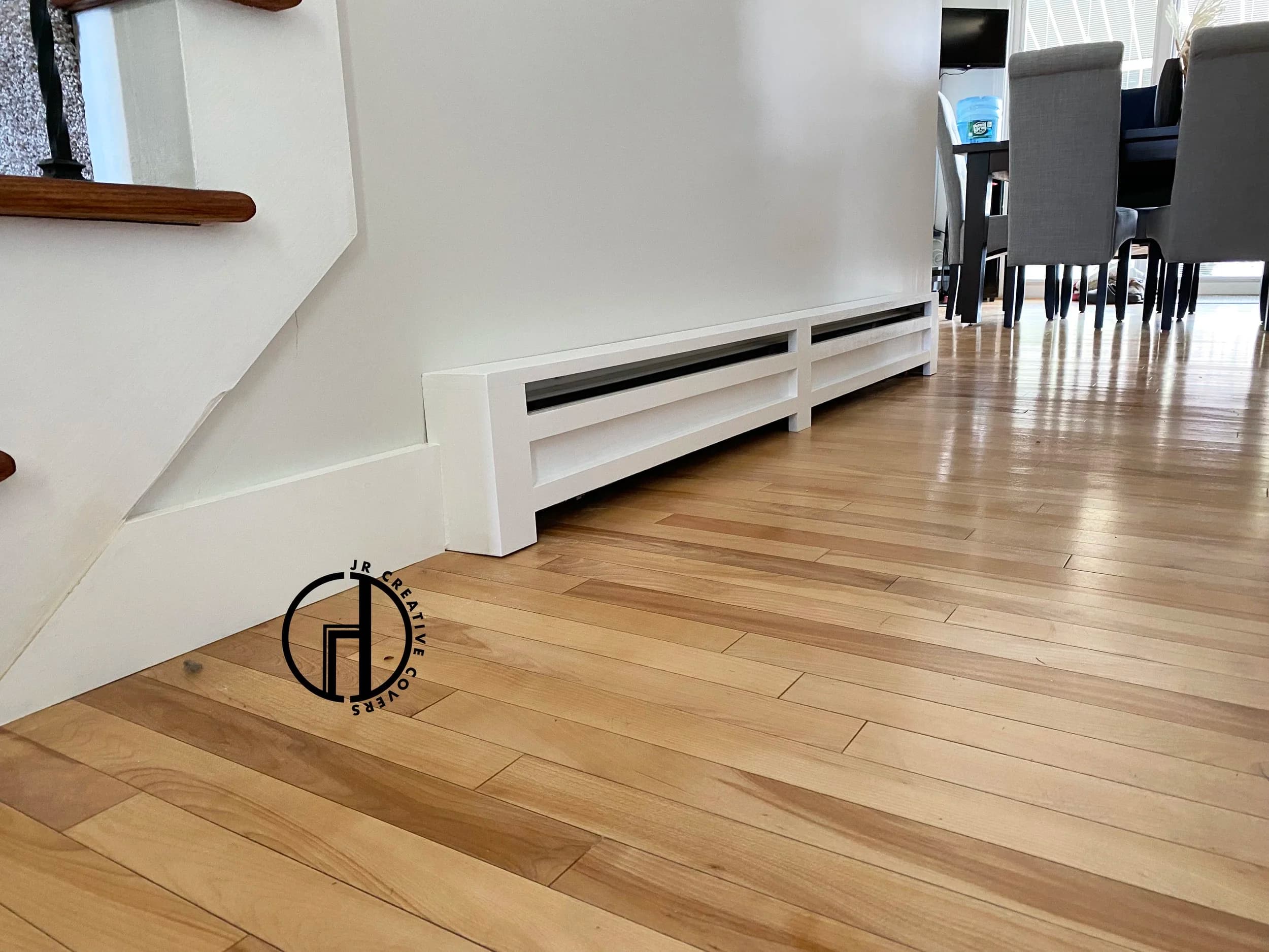 Custom baseboard cover