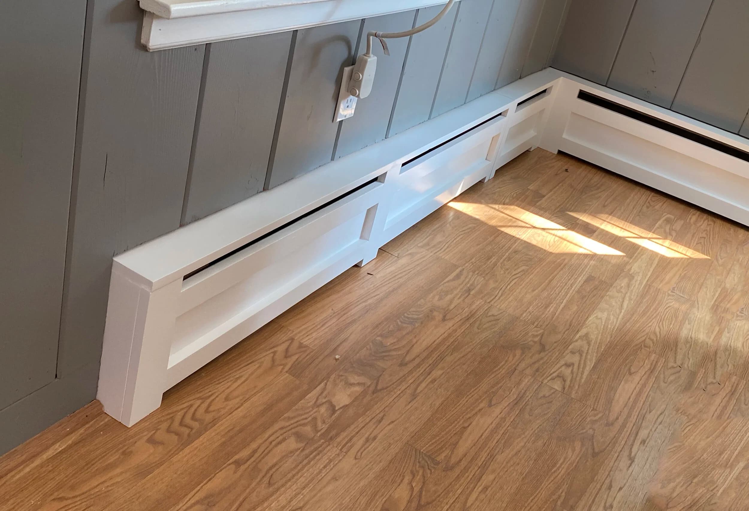 Custom baseboard cover