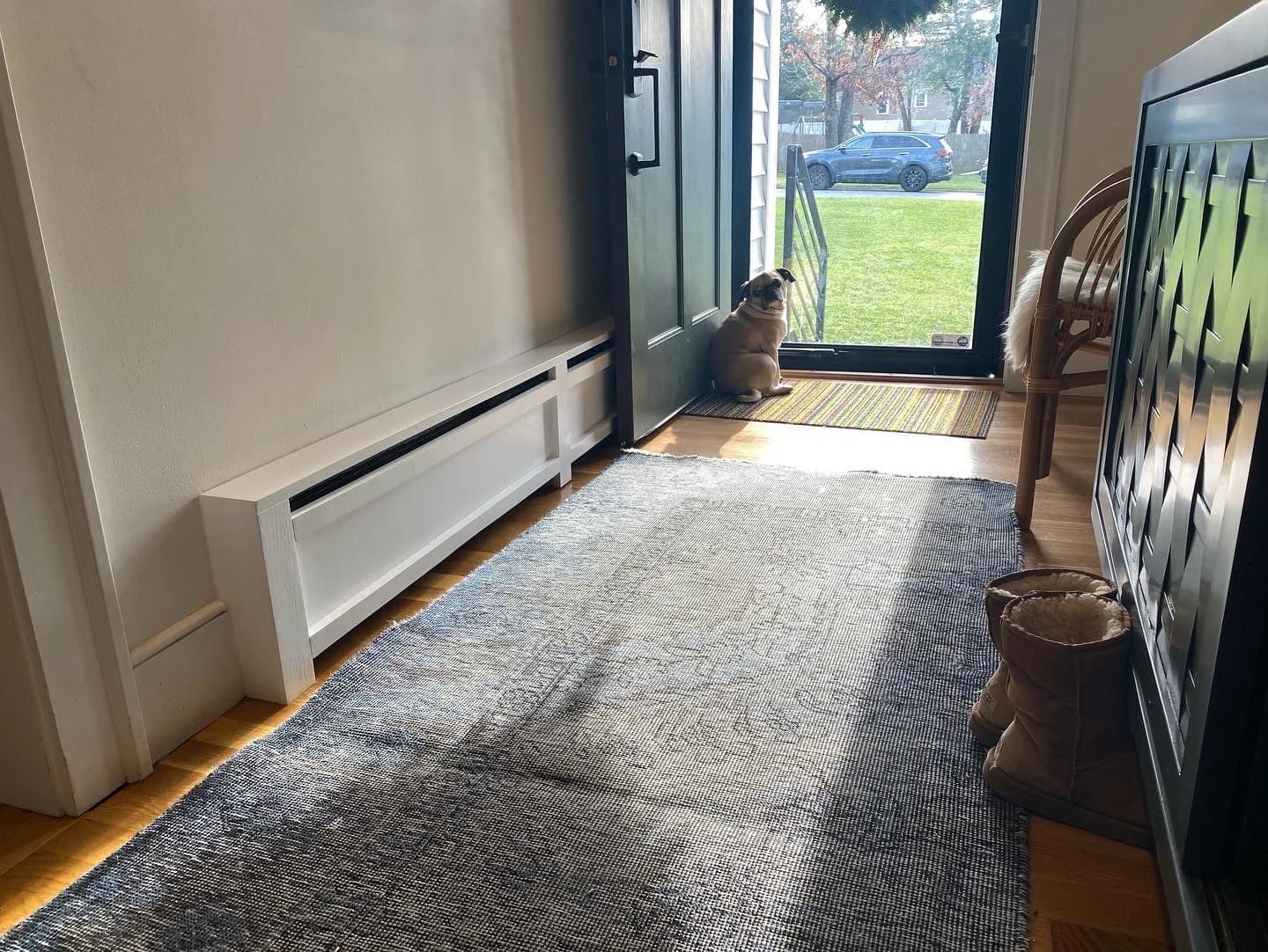 Custom baseboard cover