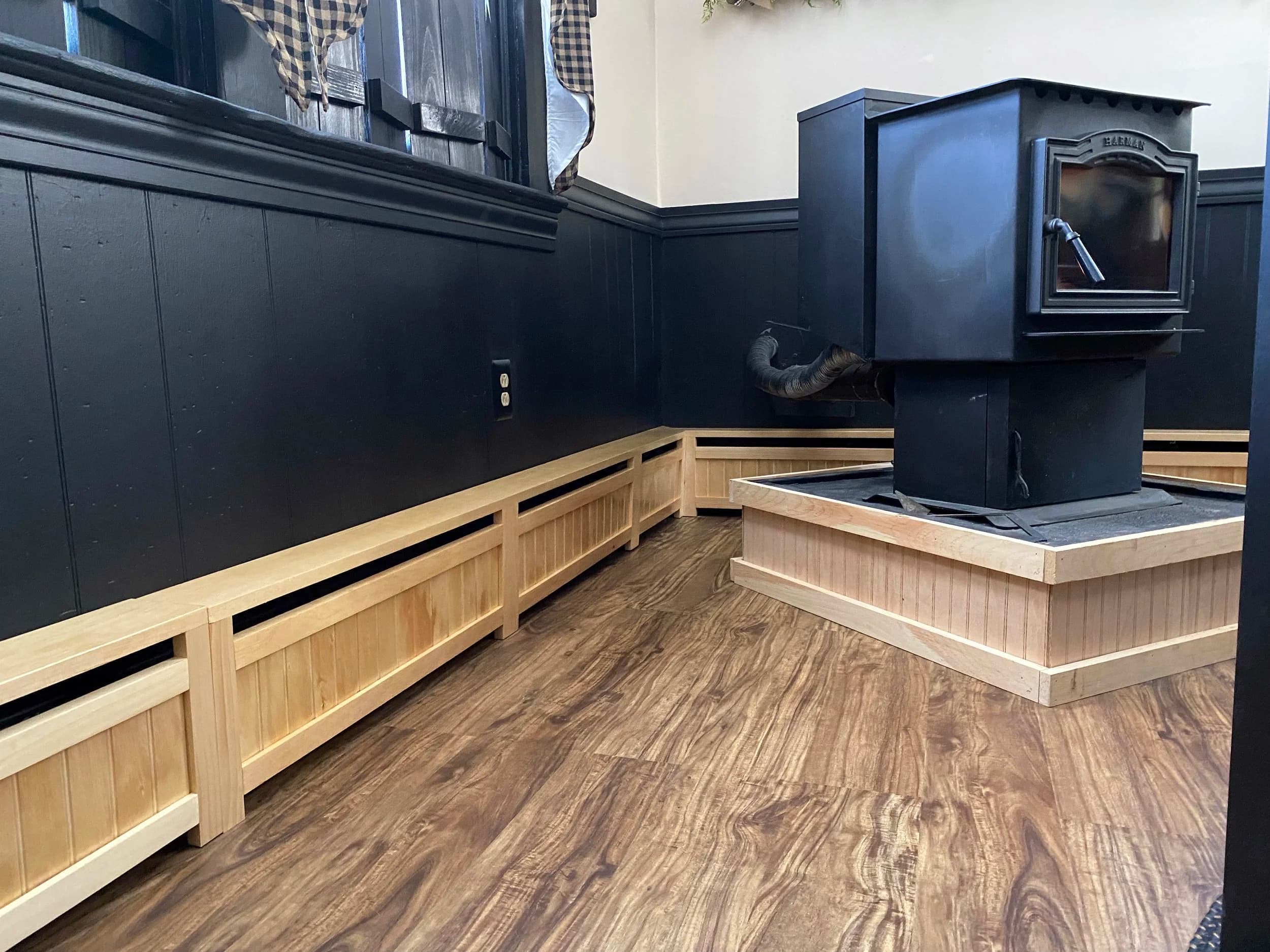 Custom baseboard cover