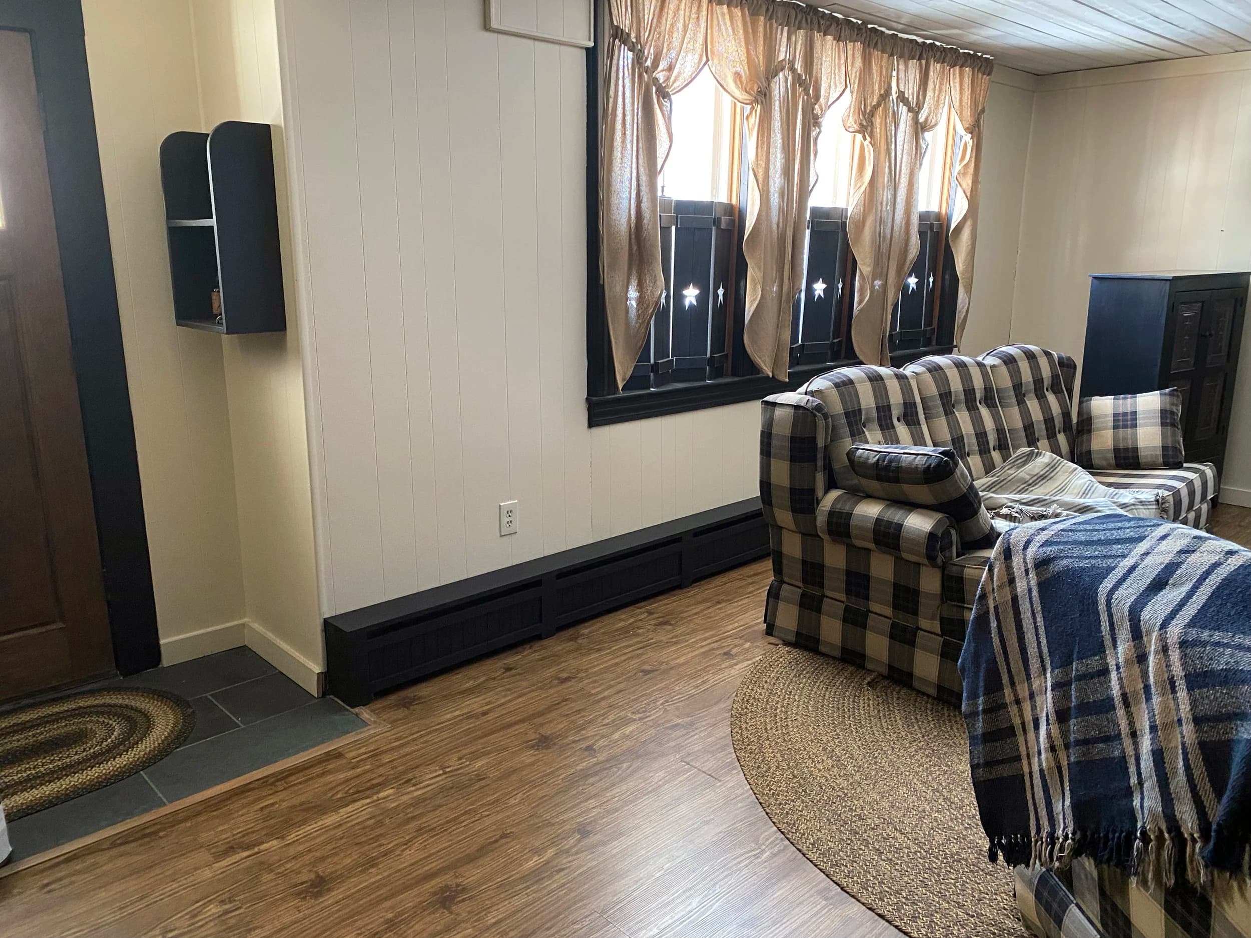 Custom baseboard cover