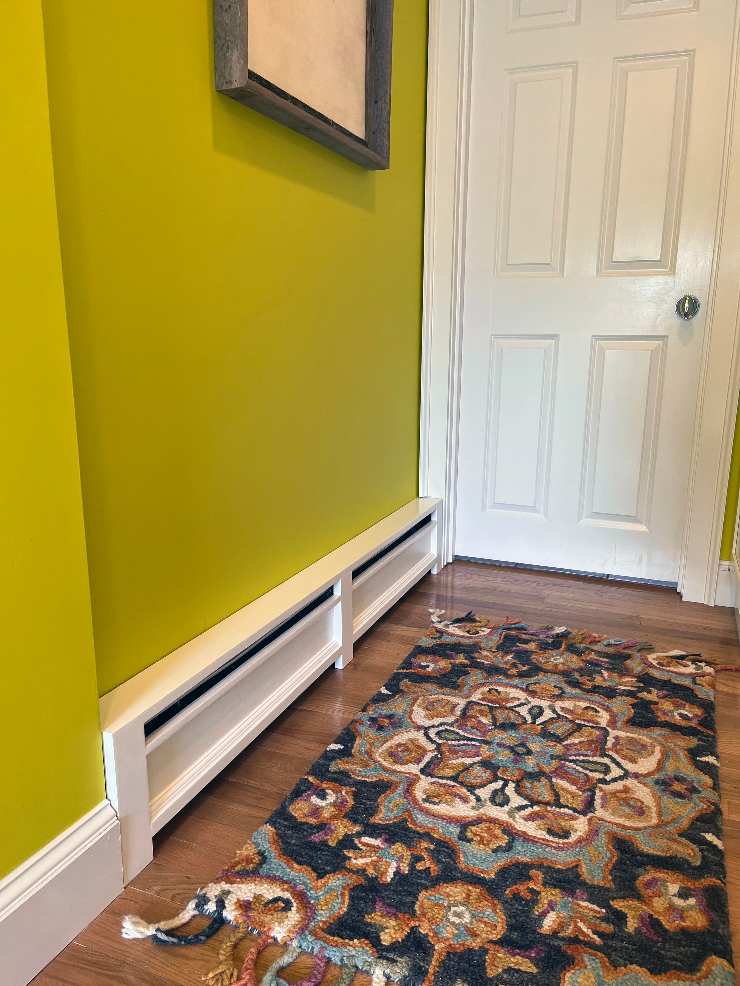 Custom baseboard cover