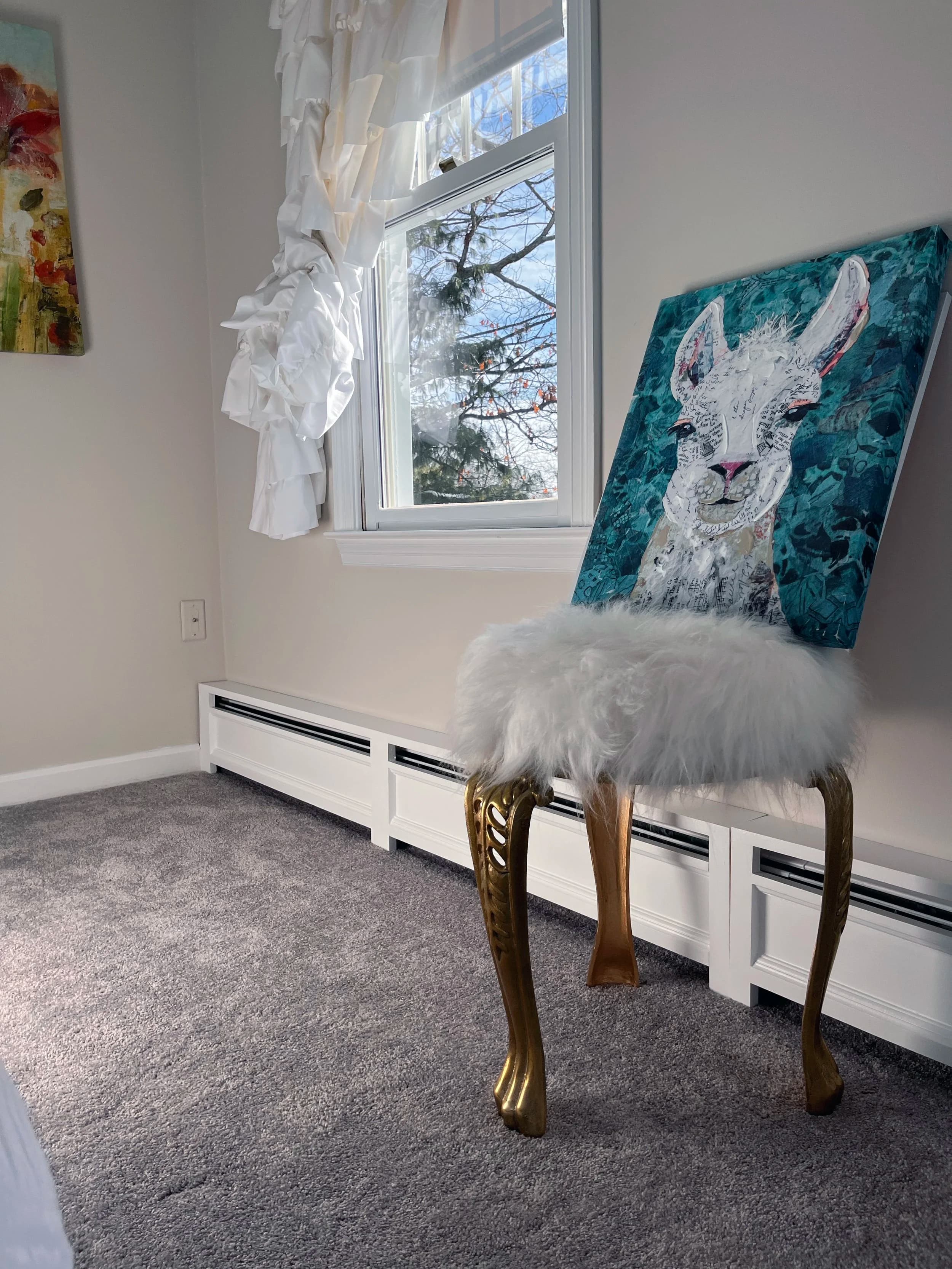 Custom baseboard cover