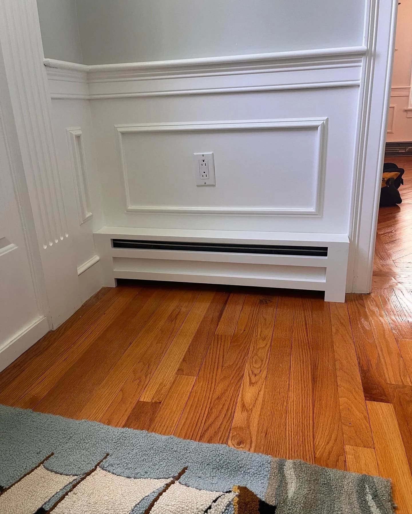Custom baseboard cover