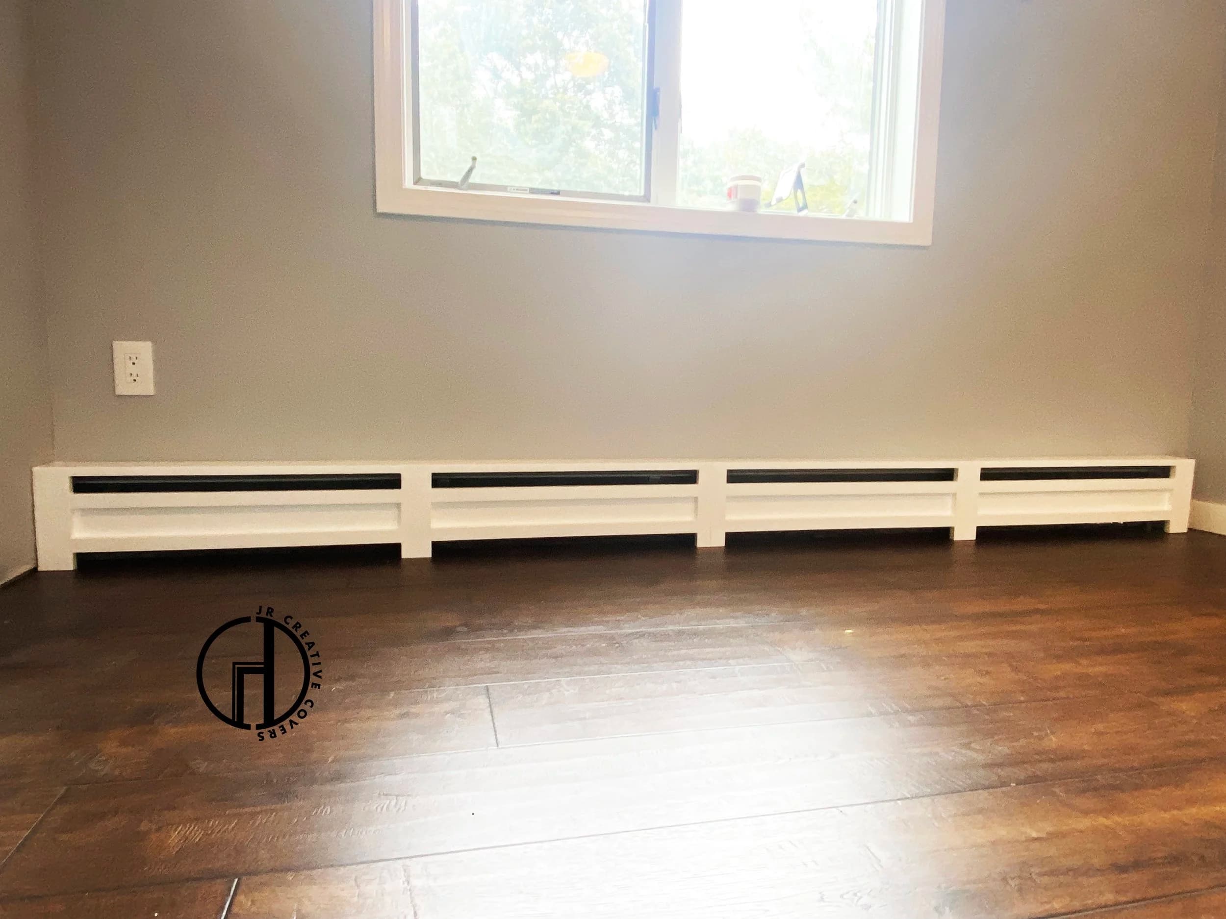 Custom baseboard cover